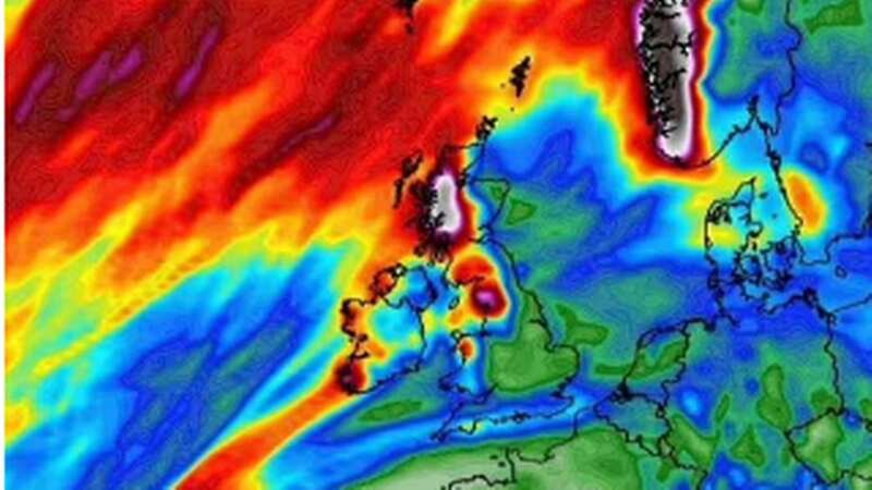 Britain facing rare weather event as weather maps turn scary orange