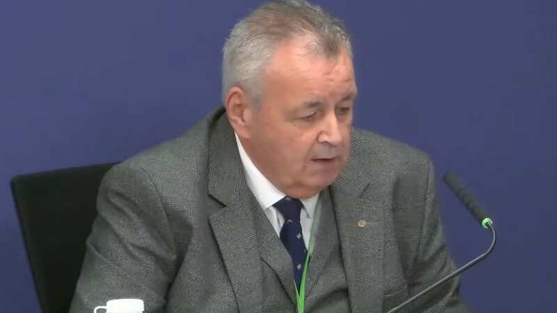 Raymond Grant had to be hauled before the Inquiry on Wednesday to give evidence (Image: Post Office Horizon IT Inquiry/Youtube)