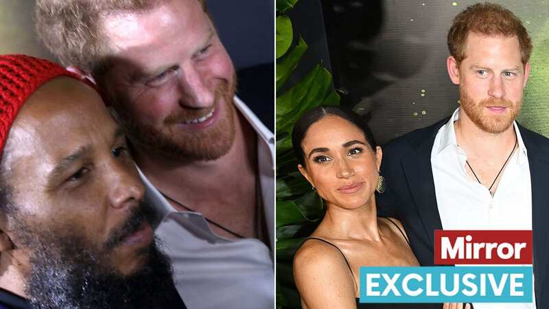 The Duke and Duchess of Sussex went to the glitzy red carpet event in Jamaica