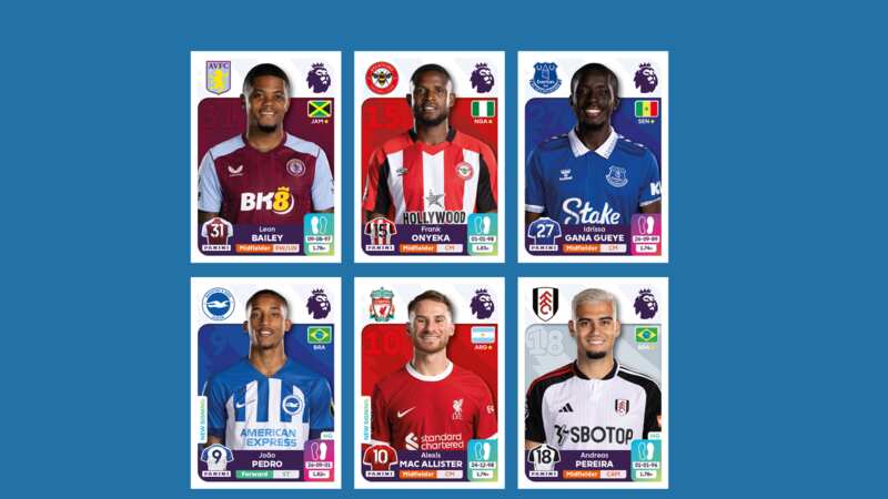 6 FREE official Premier League stickers from Panini