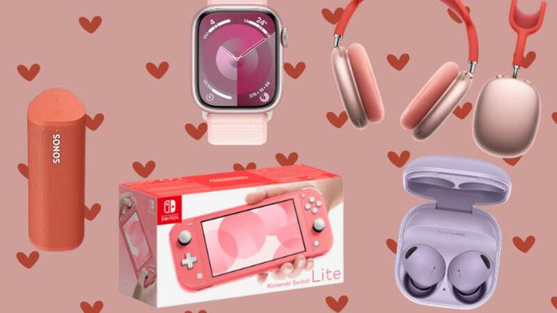 Gift ideas for tech lovers this Valentine Day (Image: Amazon, AO, Very, Apple, Samsung)