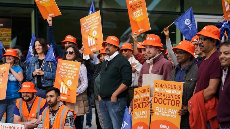 Consultant members of the British Medical Association have been taking part in strikes (Image: PA)