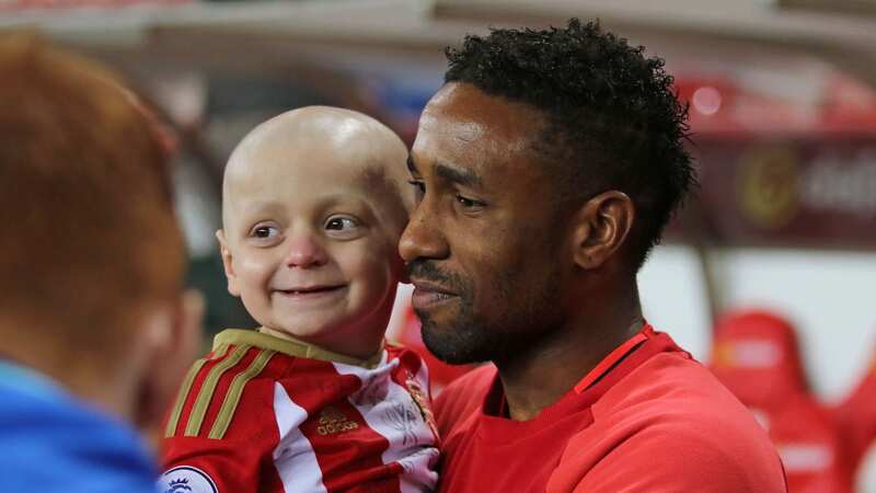 Bradley Lowery struck up a friendship with Jermain Defoe (Image: Getty Images)