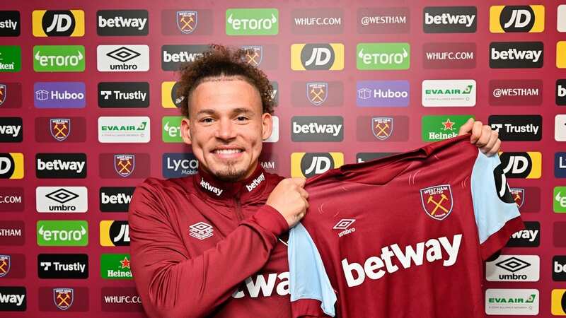 Kalvin Phillips has joined West Ham on loan from Manchester City (Image: West Ham)