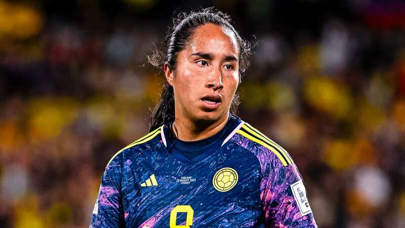 SYDNEY, AUSTRALIA - AUGUST 12: Mayra Ramirez of Colombia walks in the field during the FIFA Women
