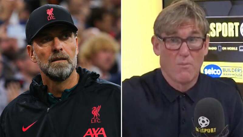 Simon Jordan has given his verdict on the departure of Jurgen Klopp from Liverpool (Image: @talkSPORT/Twitter)