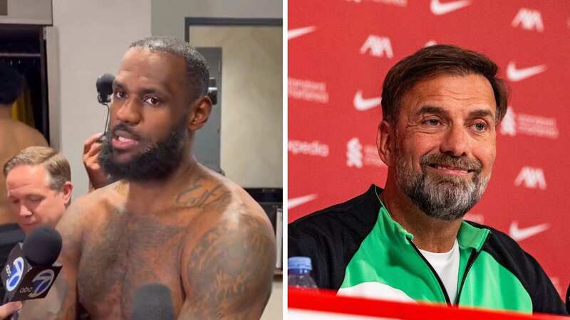 LeBron James has sent Jurgen Klopp a message after his shock announcement (Image: Jason Miller/Getty Images)