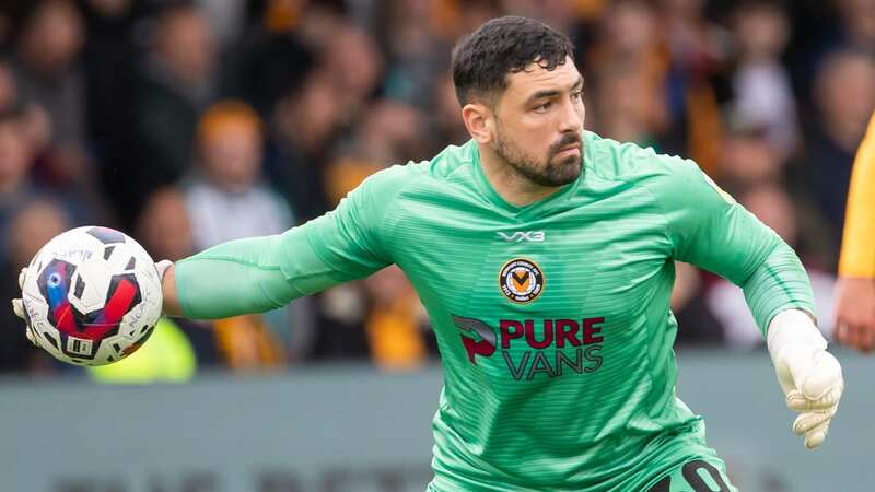 Newport County keeper Nick Townsend (Image: Getty Images)