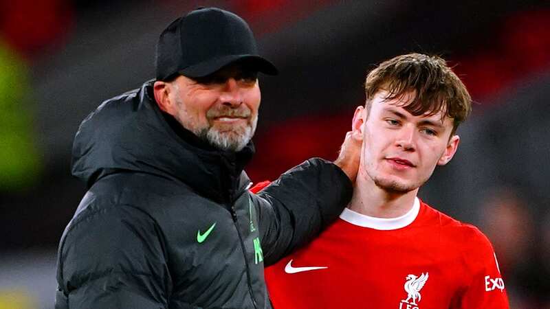 Conor Bradley is gunning for a starting berth at Liverpool (Image: PA)