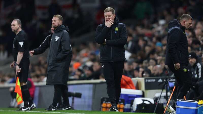 Eddie Howe during the Emirates FA Cup Fourth Round match between Fulham and Newcastle United (Image: Rob Newell - CameraSport)
