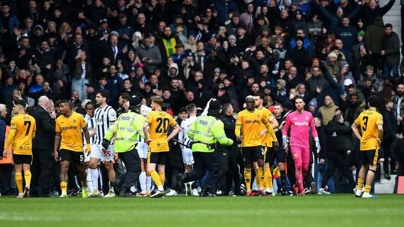 Crowd trouble marred the FA Cup clash between West Bromwich Albion and Wolves at the Hawthorns (Image: Anna Gowthorpe/REX/Shutterstock)