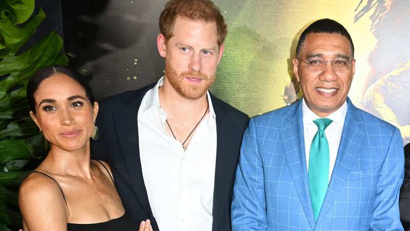 Harry and Meghan with Jamaica