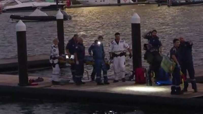 A woman was airlifted to hospital where she is fighting for her life after a shark attack in Sydney Harbour (Image: TNV)