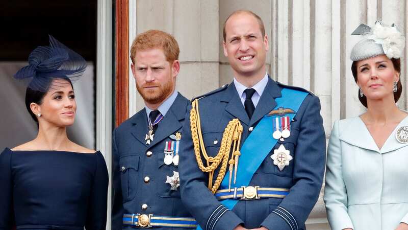 The Prince and Princess of Wales with Harry and Meghan (Image: Getty Images)