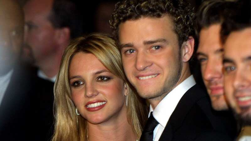 Britney Spears and her ex-boyfriend Justin Timberlake in 2002 (Image: Getty)