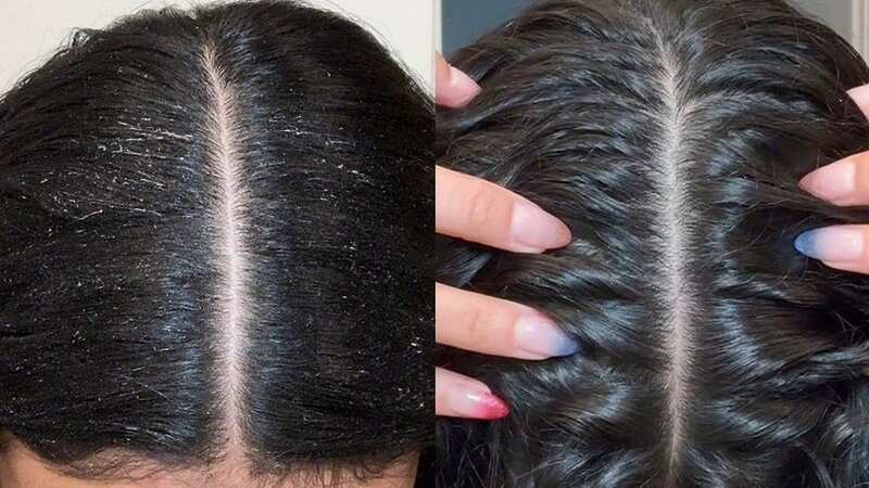 Before and after using the new Clarifying Detox Shampoo from Coco & Eve (Image: Coco & Eve)