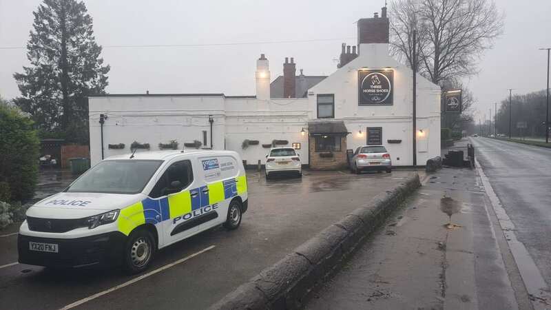 Police at The Three Horses Shoes (Image: Leeds Live/MEN MEDIA)