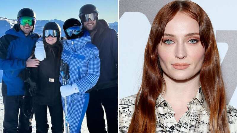 Things are moving fast between Sophie Turner and Peregrine Pearson as he joined her on a ski trip with friends (Image: sophiet/Instagram)