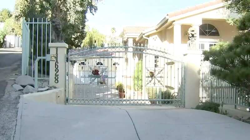 The LAPD investigated a deadly shooting at a Granada Hills home on Saturday evening. (Image: abc7)