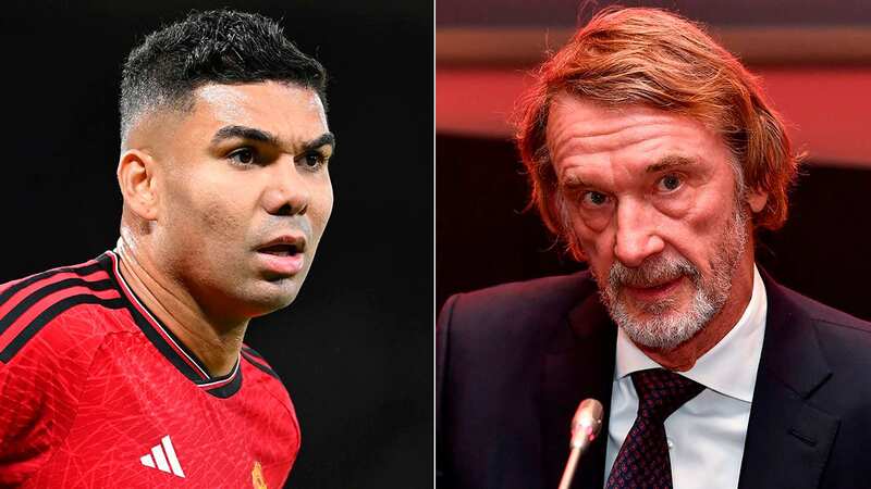 Casemiro has been speaking about his first impressions of Sir Jim Ratcliffe (Image: Craig Mercer/MB Media)