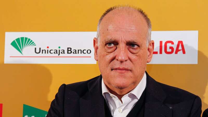 Javier Tebas has promised to resign in the face of the European Super League (Image: Getty Images)