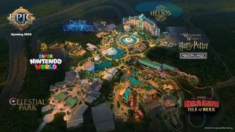 Universal has offered a first sneak peak of the park (Image: UNIVERSAL DESTINATIONS & EXPERIENCES)