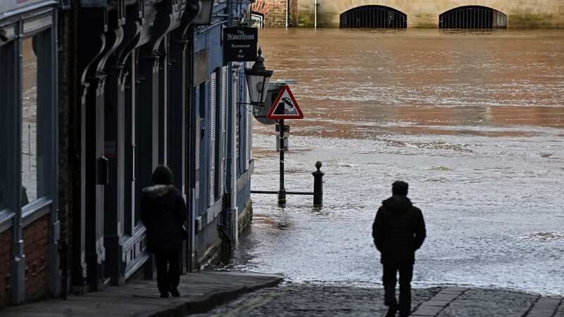Floods in York where water was found to contain high levels of nasty bacteria which can cause severe illnesses (Image: AFP via Getty Images)