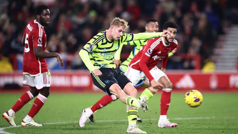 Emile Smith Rowe struggled during the first half for Arsenal