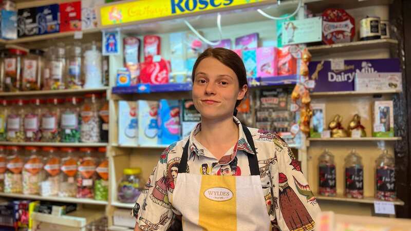 Lydia Byron manages the Wyldes sweet shop in Tamworth (Image: No credit)