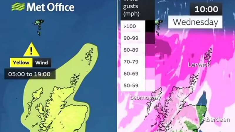 The UK is being battered by strong winds (Image: PA)