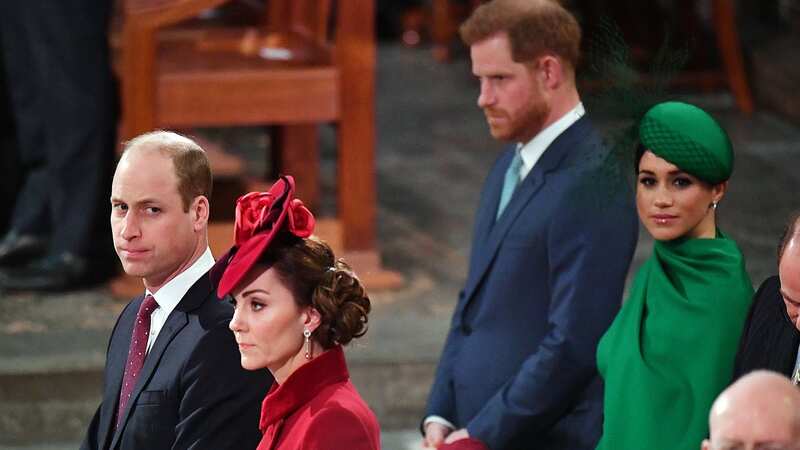 Relations between Prince William and Kate, and Prince Harry and Meghan, are at an all-time low (Image: Getty Images)