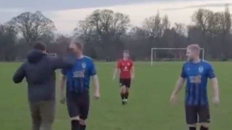 Stephen Howson was left with a black eye after a Sunday League brawl (Image: YouTube)