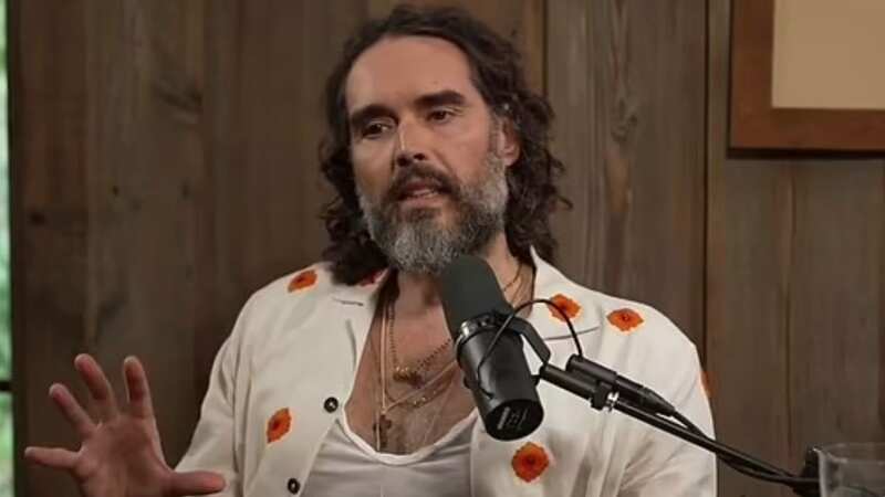 Russell Brand shares son