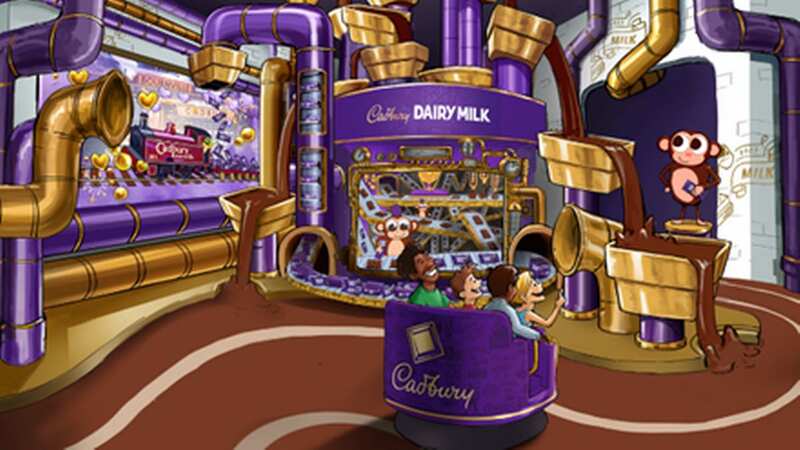 The new ride will open this spring (Image: Cadbury World)