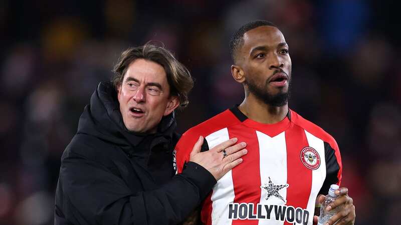 Brentford manager Thomas Frank and striker Ivan Toney (Image: Getty Images)