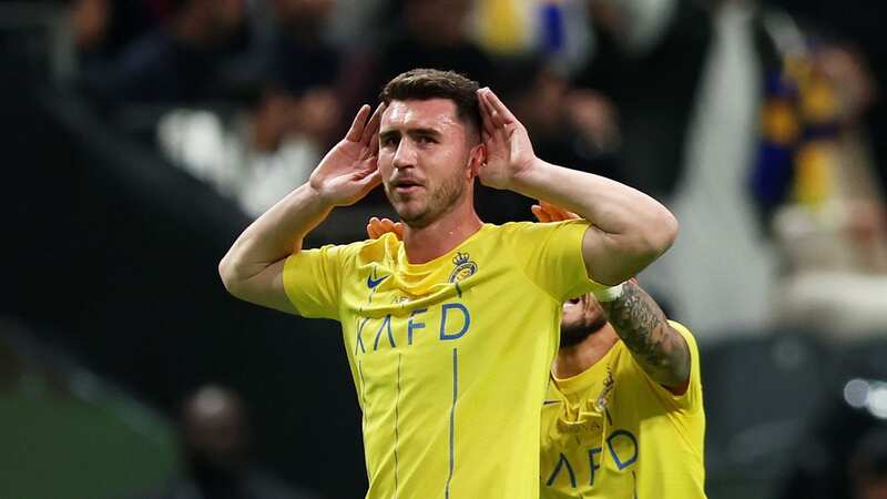 Aymeric Laporte scored from inside his own half against Lionel Messi