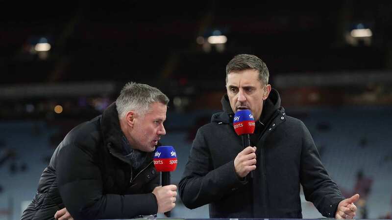 Gary Neville wasted no time in giving Jamie Carragher some stick over Jurgen Klopp