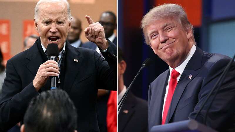 Joe Biden has used salty language to describe the former president (Image: AFP via Getty Images)