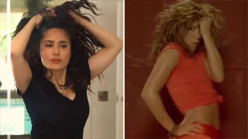 Salma Hayek shared a racy tribute to Shakira