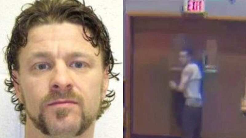 Moment inmate escapes court house unnoticed barefoot and in handcuffs