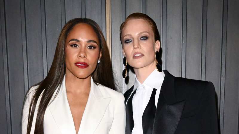 Alex Scott and Jess Glynne appear to be absolutely head over heels for each other (Image: WireImage)