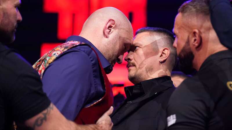 Tyson Fury and Oleksandr Usyk will have to pay £10million to the other if they pull out of their fight in May (Image: PA Wire)