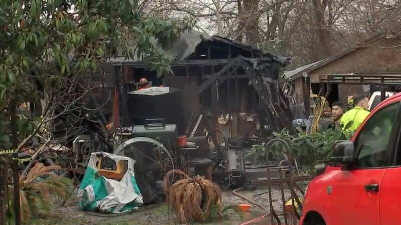 A mother and her baby in Houston, Texas, died after a devastating house blaze (Image: ABC 13)