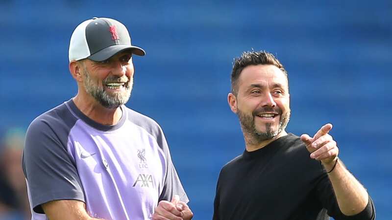 Roberto de Zerbi has opened up on his contract talks with Brighton as he is floated as a potential successor to Jurgen Klopp (Image: Steve Bardens/Getty Images)