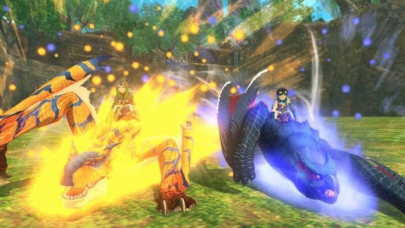 Monster Hunter Stories 2 lets you ride your creature companions as well as battle them. (Image: Capcom)