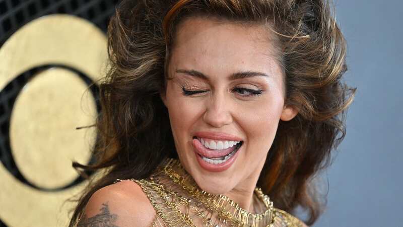 Miley radiated confidence in her Grammy Awards look (Image: AFP via Getty Images)