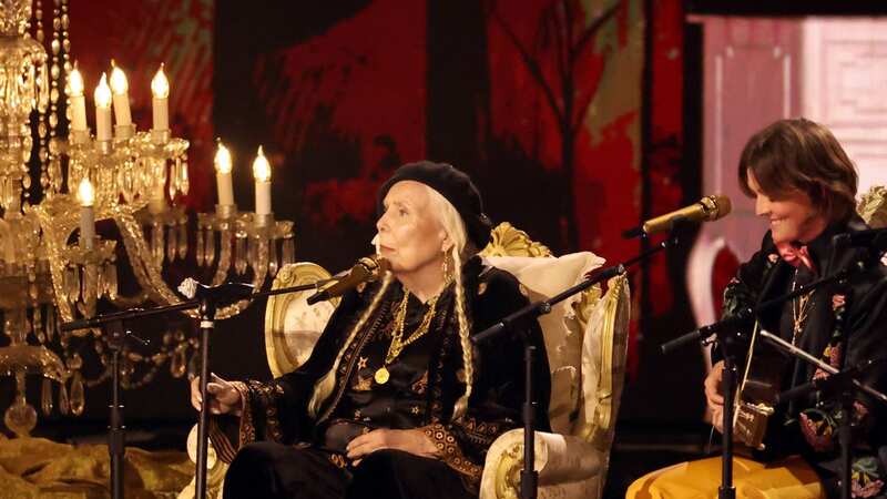 Joni thrilled fans at the Grammys (Image: Getty Images for The Recording A)