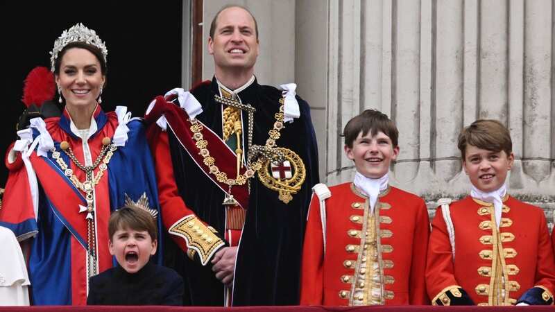 Little Louis once again stole the show on Coronation day (Image: REX/Shutterstock)