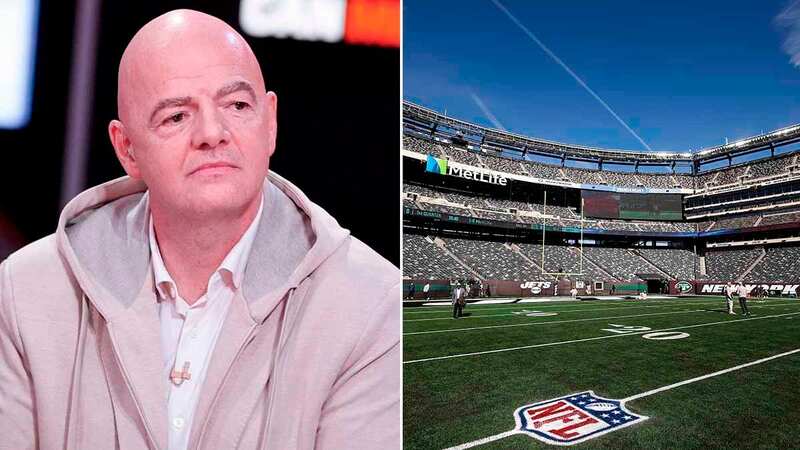 FIFA president Gianni Infantino is no stranger to MetLife Stadium after previously attending NFL games at the venue (Image: Getty Images)