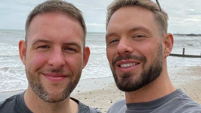 John Whaite and his husband Paul Atkins have shared a racy snap from their wedding day (Image: john_whaite/Instagram)